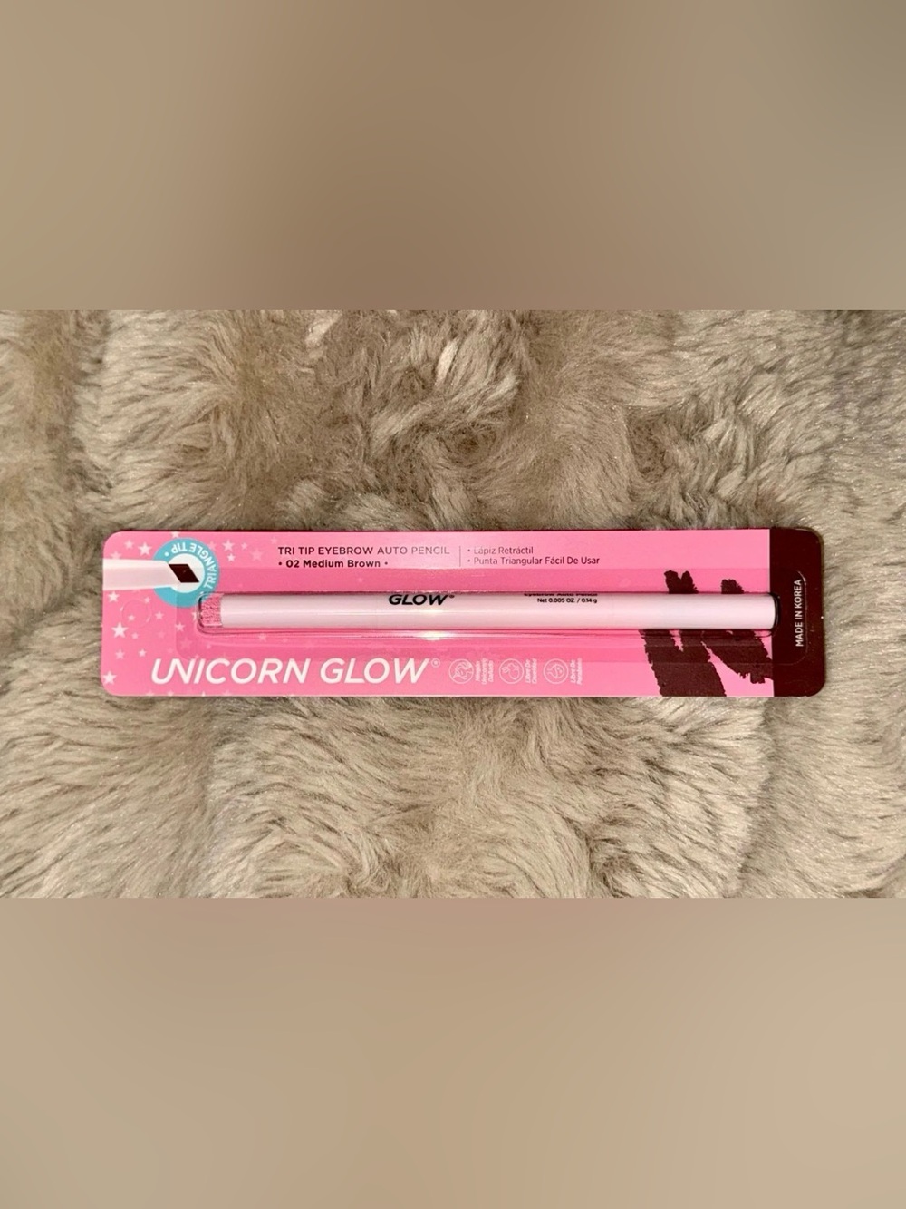 Unicorn Glow: Tri Tip Eyebrow Auto Pencil - 02 Medium Brown